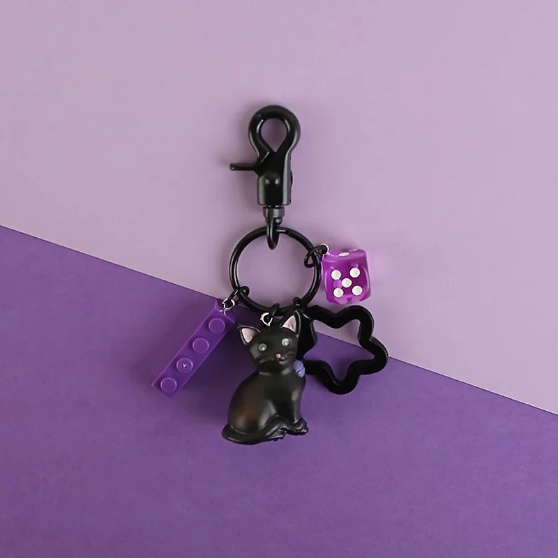 Cat Key Ring / Bag Ornaments / Car Key Ring - ที่ห้อยกุญแจ - พลาสติก 