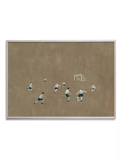 Fine Little Day Elisabeth Dunker -瑞典藝術家設計海報 Soccer poster (50X70cm)