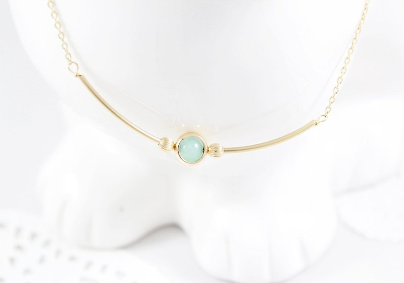 Fresh Ocean Aquamarine Necklace - Necklaces - Gemstone Blue