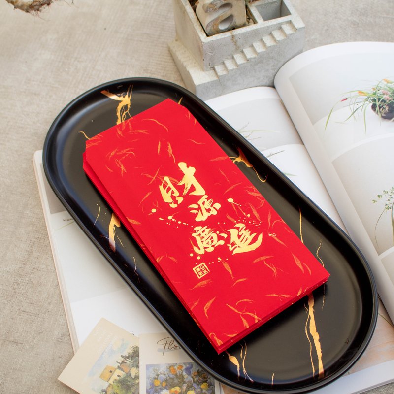 Customized bronzing red envelopes for temple events, two-color optional congratulatory messages to celebrate the new year and a bright spring profit envelope - ถุงอั่งเปา/ตุ้ยเลี้ยง - กระดาษ 