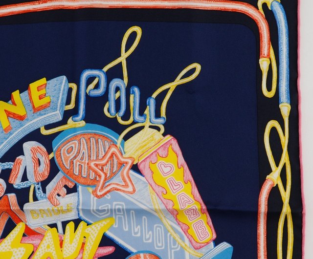 日本直送】エルメスHERMES カレ45 スカーフガヴロッシュシュヴァ