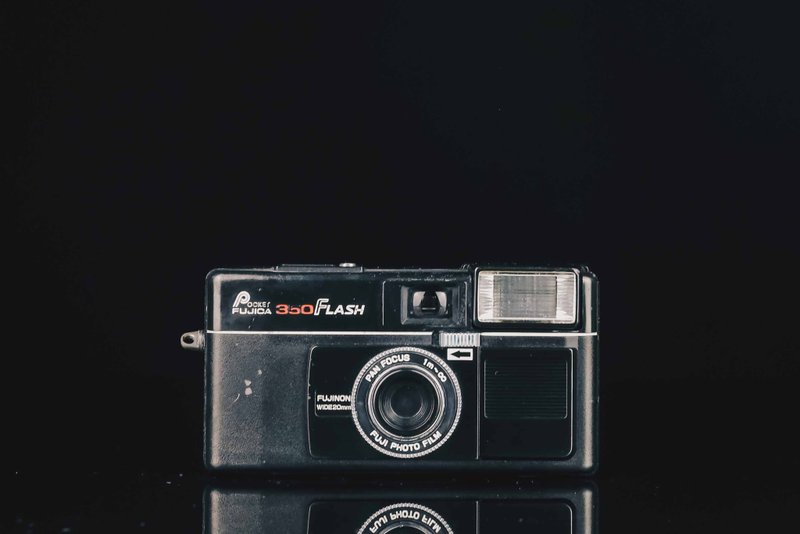 FUJICA POCKET 350 FLASH #5839 #110 film camera - กล้อง - โลหะ สีดำ