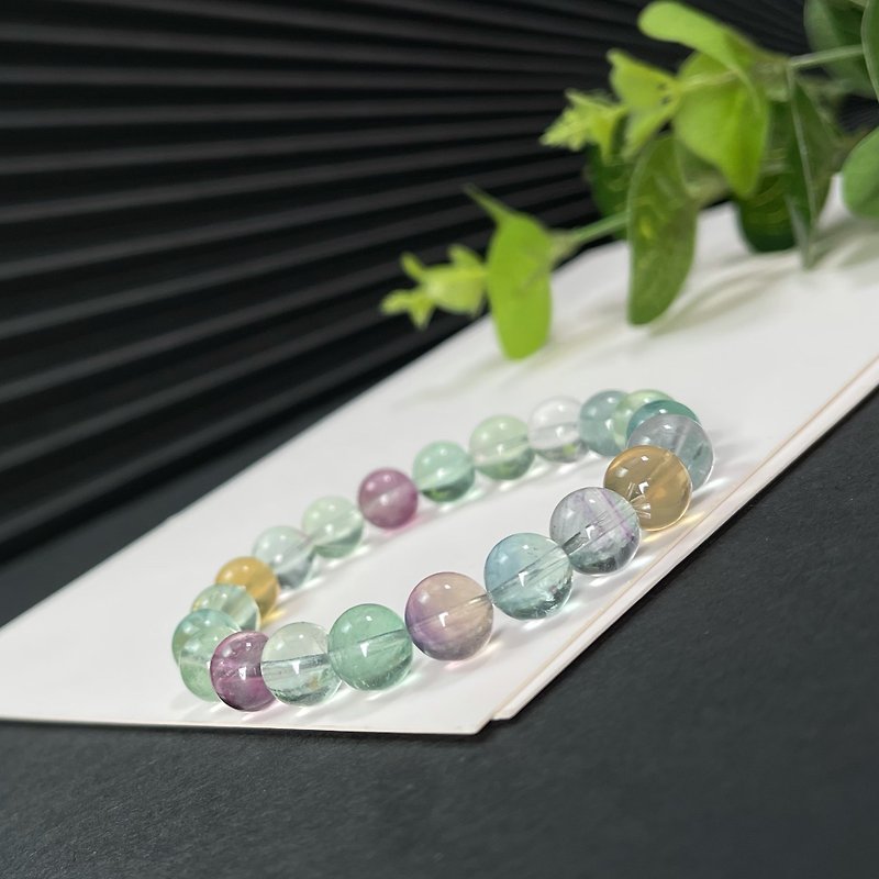Natural colorful Stone bracelet firefly stacked stretch handmade crystal rosary Friendship bride bridesmaid mother daughter gift - Bracelets - Gemstone Multicolor