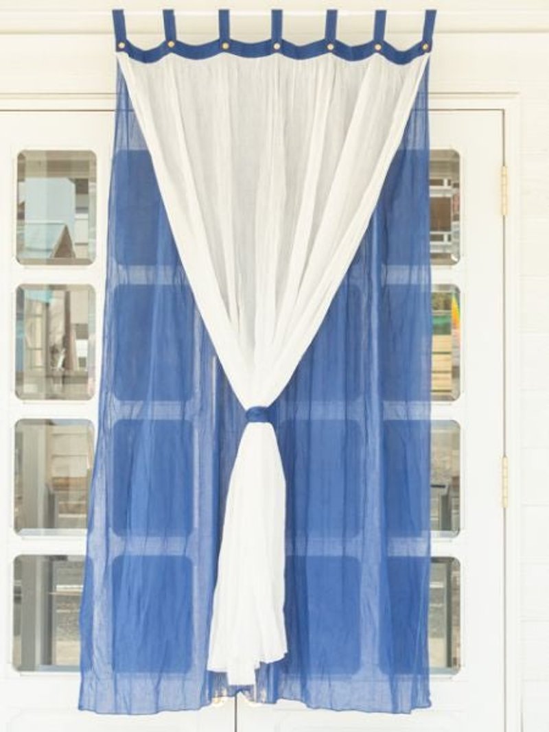 Layered Gauze Cotton Curtain 178cm - ม่านและป้ายประตู - วัสดุอื่นๆ 