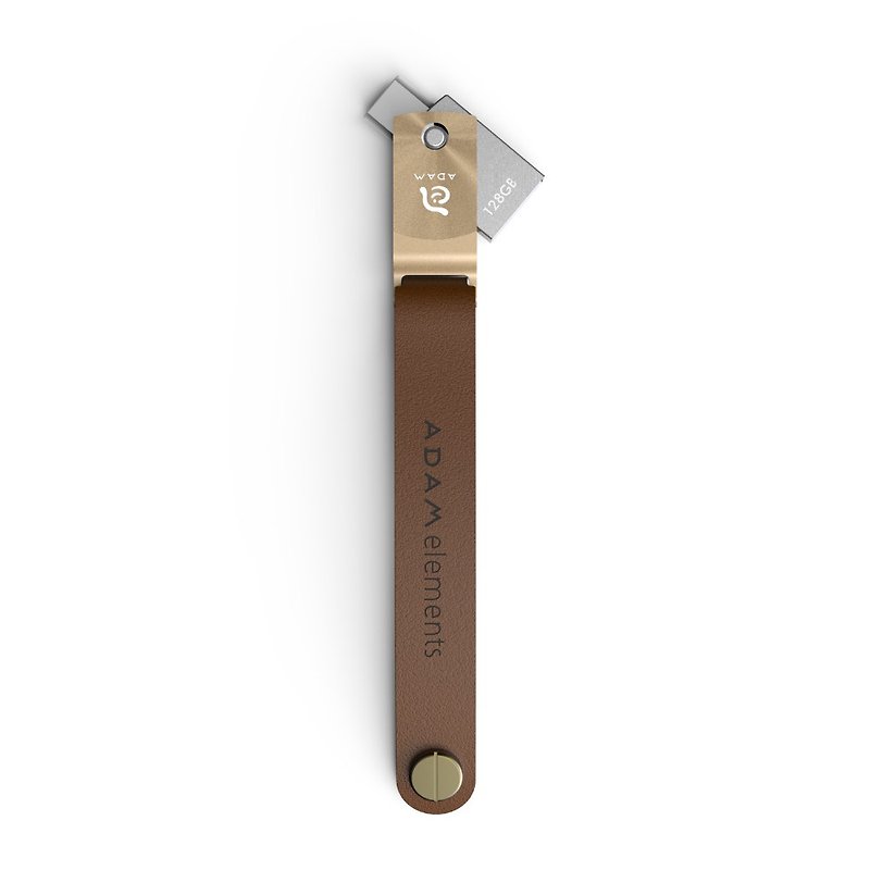 ROMA 128GB USB-C high speed read and write rotary flash drive gold - USB Flash Drives - Other Metals Gold