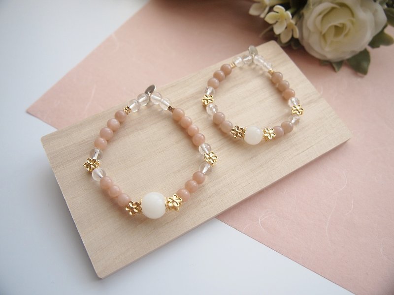 Chunhui (parental beaded) - breast jewelry semi-precious stone series - Baby Gift Sets - Gemstone Pink