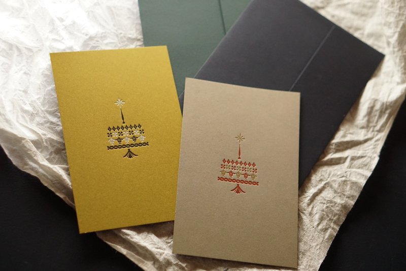 セレブレート・カード  Celebrate card  活版印刷 - 卡片/明信片 - 紙 多色