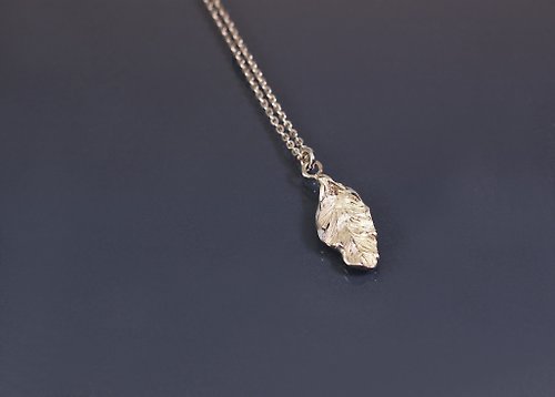 Maple jewelry design 植物系列-小葉子925銀項鍊