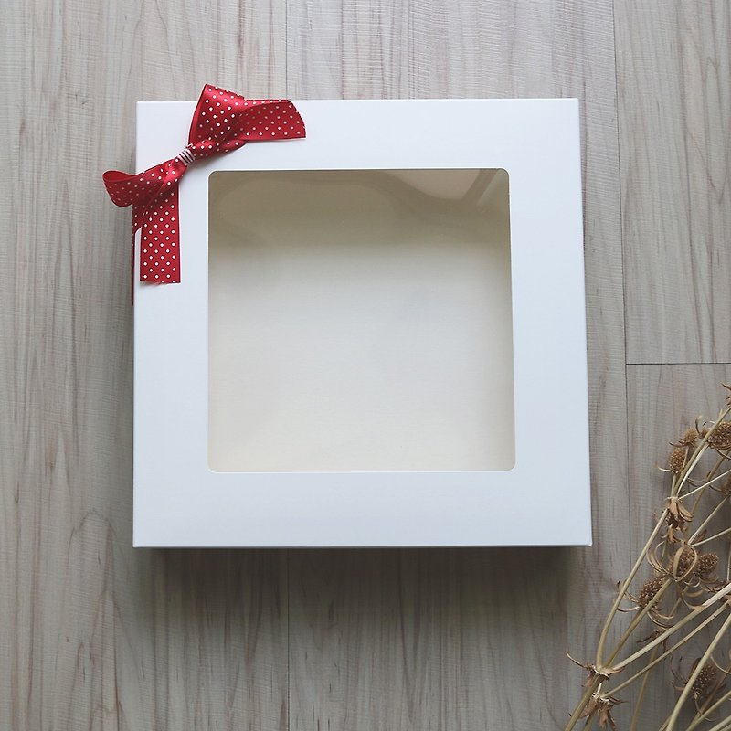 加購品-正方形包裝禮盒(附提袋) - 其他 - 紙 白色