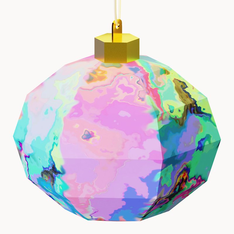 DIY Paper Christmas Ball 3D Papercraft Printable PDF - DIY Tutorials ＆ Reference Materials - Other Materials 