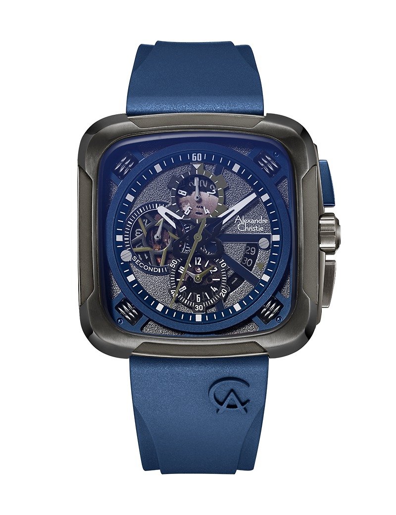 【AC Watch】6577MCRIGBABU-Night Blue - Men's & Unisex Watches - Stainless Steel 