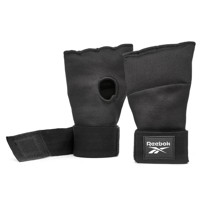 【Reebok】Pro Quick Wraps 拳擊快速手綁帶 - 運動/健身器材 - 聚酯纖維 黑色
