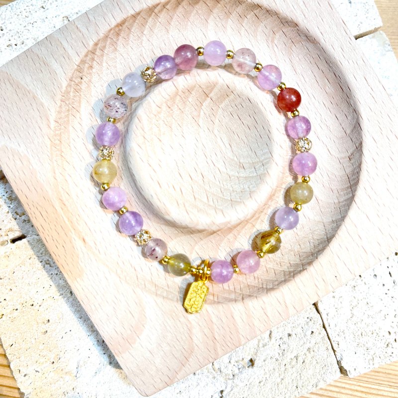 Super Seven Colorful Crystal Bracelet - Bracelets - Crystal Multicolor