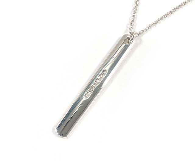 【美品】Tiffany & Co. ティファニー ナローバー ネックレス ティファニー ナロー バー ネックレス ペンダント Tiffany