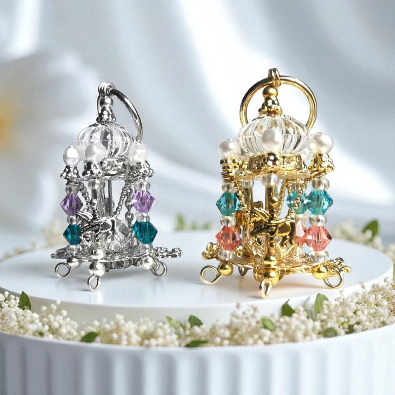 回想のメリーゴーランドネックレス - 項鍊 - 玻璃 金色