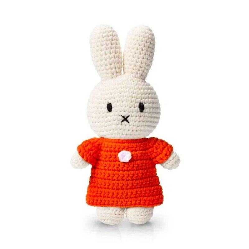 Miffy 手工製米飛兔【橙色裙】