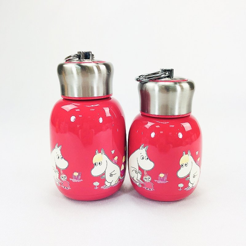 Moomin 噜噜米 authorized - fashion style mini thermos (rose red), AE01 - Other - Other Metals White