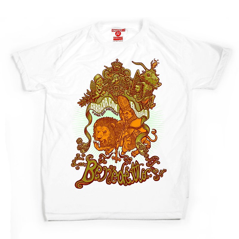 The hunter lion unisex men woman cotton mix Chapter One T-shirt - Men's T-Shirts & Tops - Cotton & Hemp White