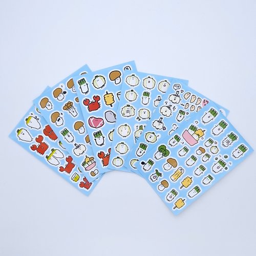MR.DORI STUDIO Odeng soup sticker pack S2(6 sheets)