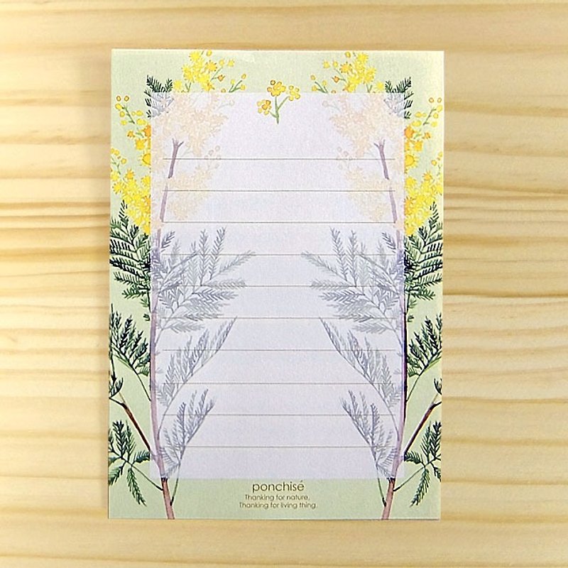 Stationery mimosa - ซองจดหมาย - กระดาษ สีเหลือง