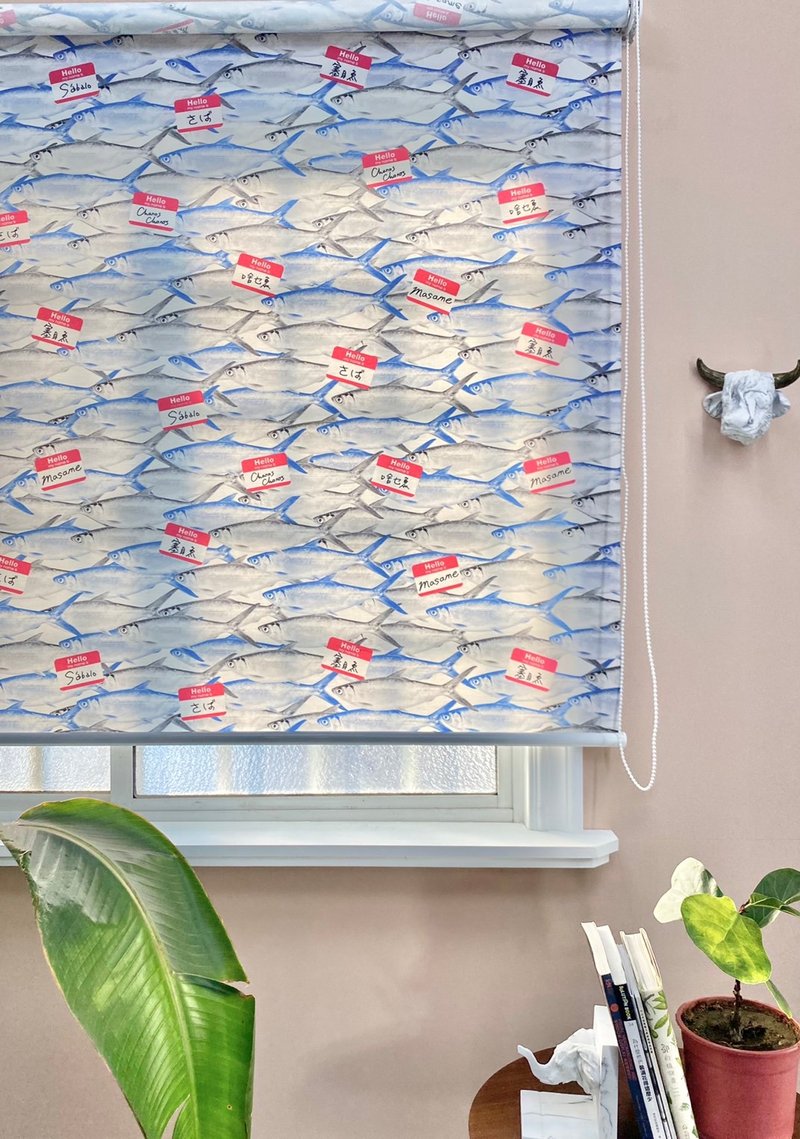 Authorized by Jinyuanxing【Milkfish】The price of the plastic bottle recycled printing roller blind is counted - Doorway Curtains & Door Signs - Eco-Friendly Materials 