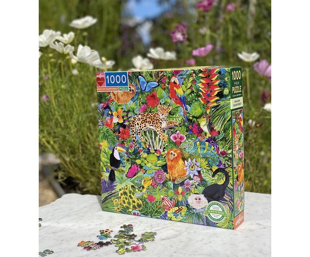 eeBoo 1000 ピース パズル - アマゾン レインフォレスト - ショップ