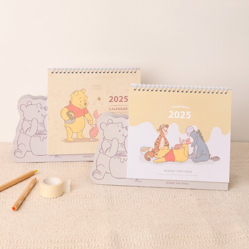 NORNS 2025迪士尼小熊維尼桌曆-迪士尼Disney正版 卡通手帳日誌行事曆