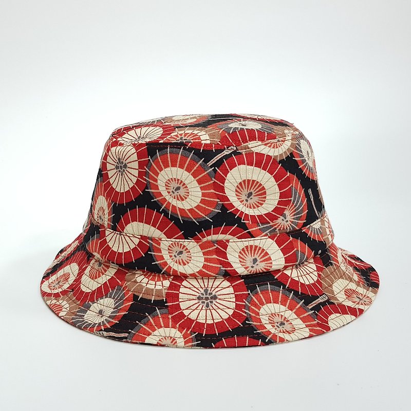 English disc gentleman hat - Day / and umbrella # Father's Day #礼物#率性#气质#街 - หมวก - ผ้าฝ้าย/ผ้าลินิน สีแดง