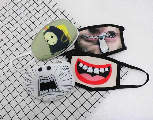 99NOIDEA個性客製化禮贈品 客製化 眼罩 口罩 動漫卡通人物 創意 搞笑 口罩 眼罩 訂做 訂製