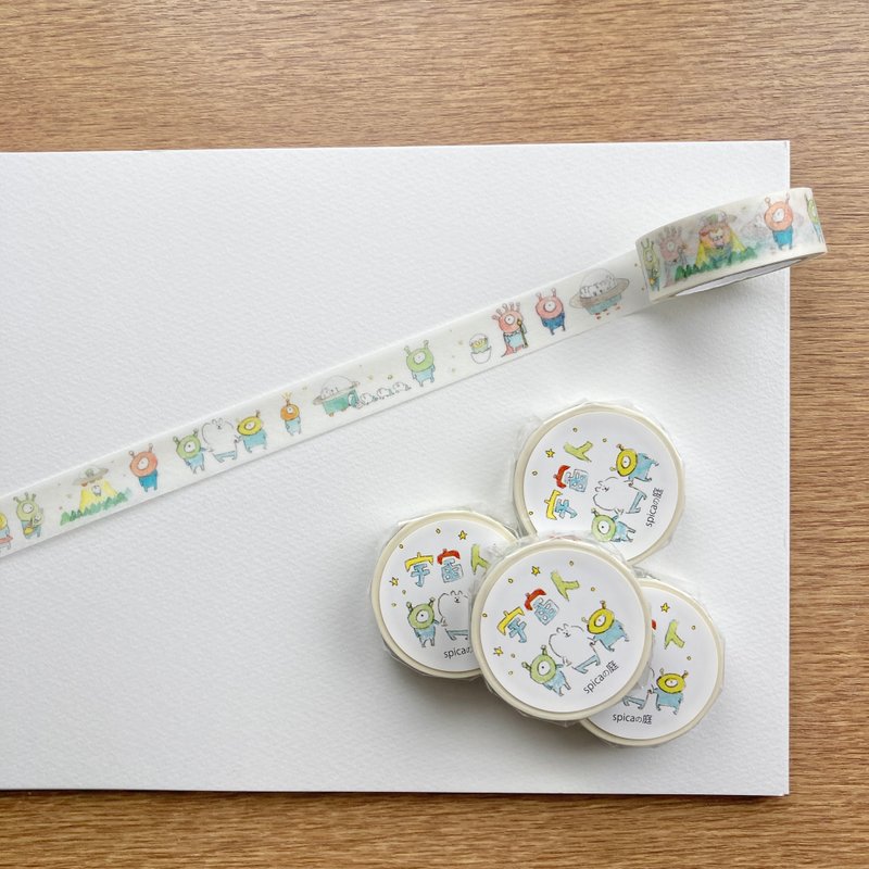 muuseries /alien 15mm × 7m masking tape - มาสกิ้งเทป - กระดาษ 