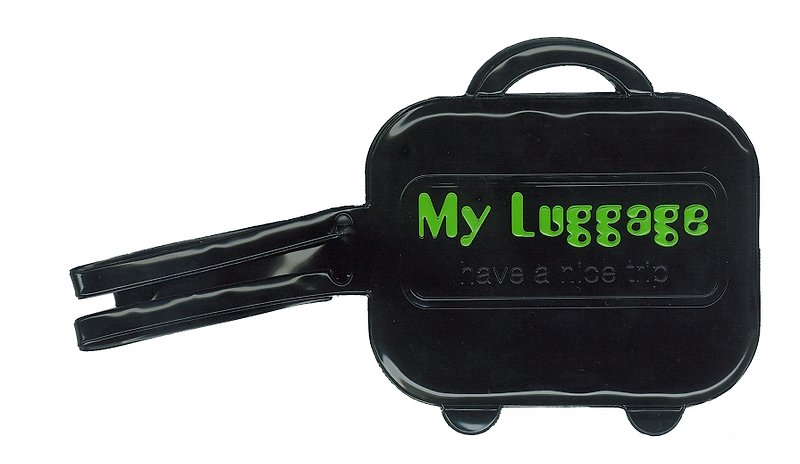 Alfalfa My luggage行李牌(黑色) - 其他 - 塑膠 