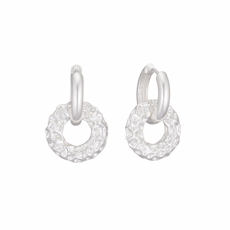 LUCIANO MILANO Chanyuan sterling silver earrings - ต่างหู - โลหะ สีเงิน