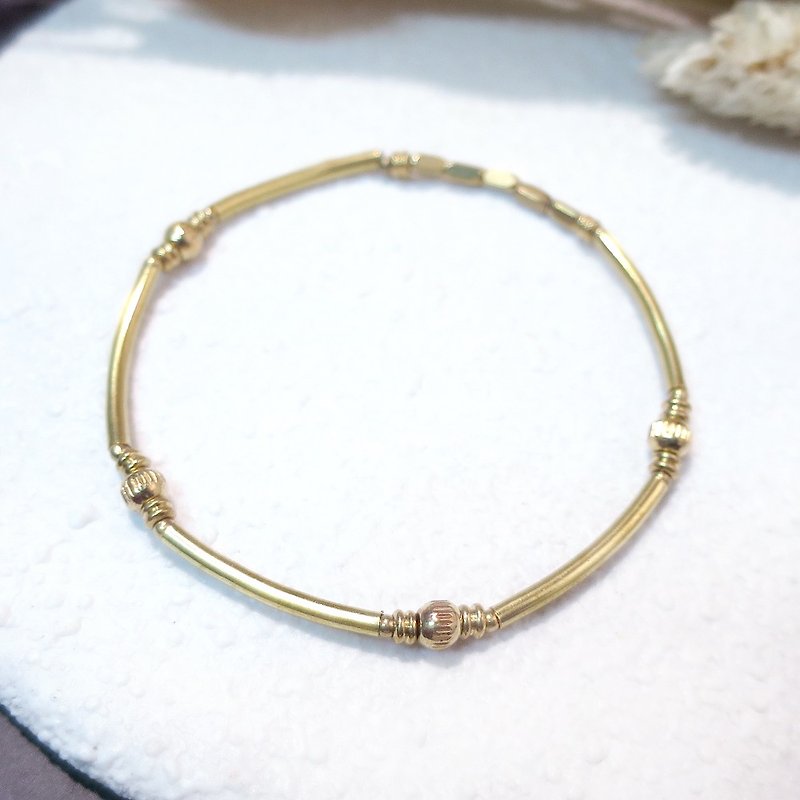 VIIART. Knot rope. Bronze basic models bracelet - Bracelets - Gemstone Gold
