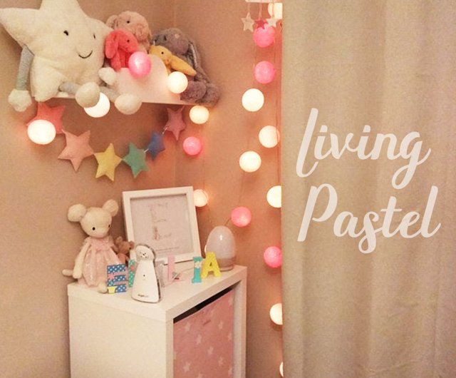 String lights for fashion children's bedroom