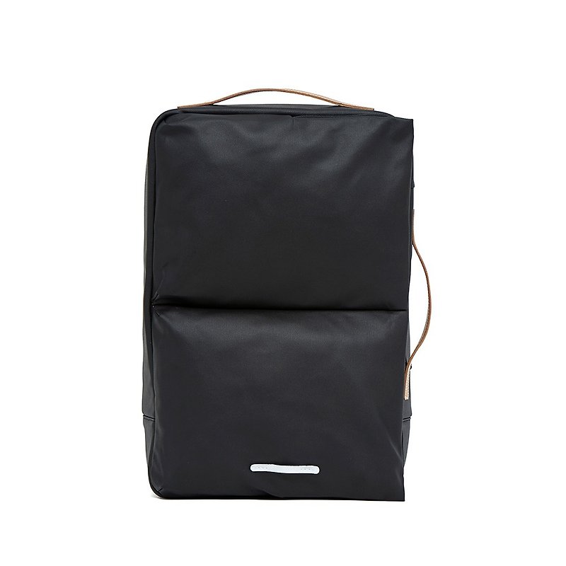 RAWROW-City Series-15-inch Three-purpose Square Backpack-Jet Black-RBP171BK - Backpacks - Other Materials Black