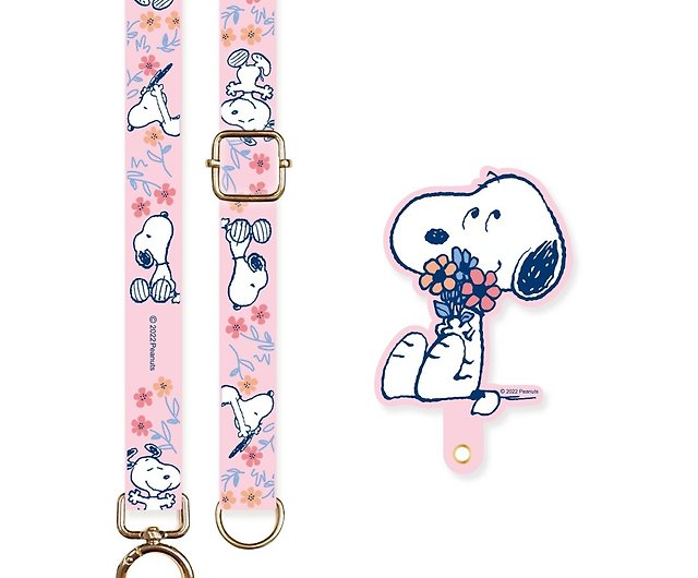 Snoopy multi-functional mobile phone clip lanyard set mobile phone lanyard  clip - Xiaohuafen - Shop beson Phone Accessories - Pinkoi