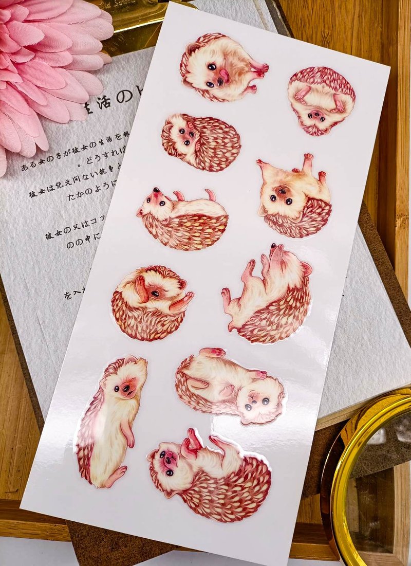 5K070-04_五口美-乾式轉印貼紙_ I am pretty Transfer Stickers - 貼紙 - 其他材質 多色