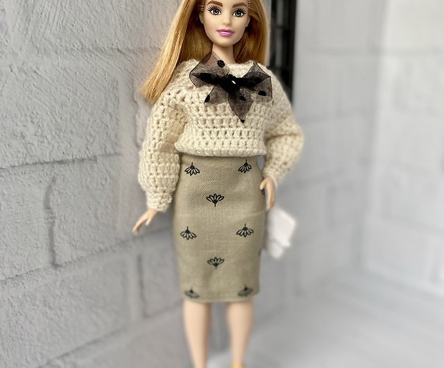 バービーの曲線美の人形の服セット、既製のバービーの服 - ショップ