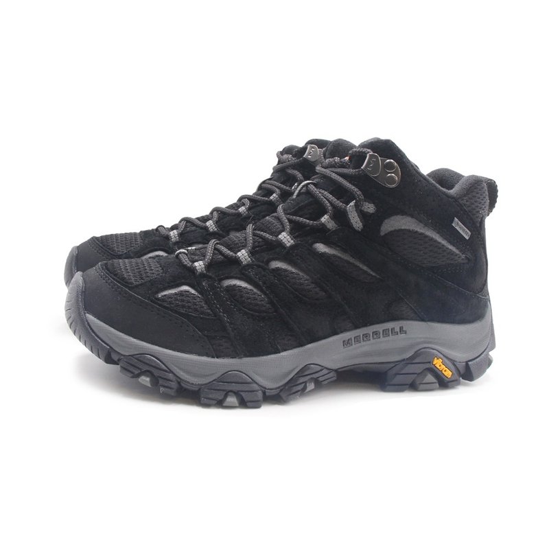 MERRELL MOAB 3 MID GORE-TEX防水戶外中筒登山鞋 女鞋-黑灰色 - 女運動鞋/球鞋 - 防水材質 