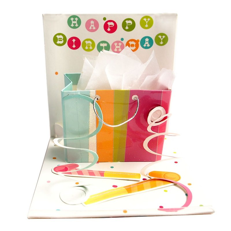 Celebration Gift Bag【Up With Paper-Three-dimensional Card Birthday Wishes】