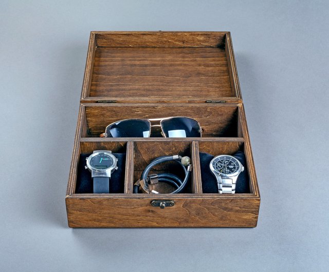 Personalized watch and outlet sunglass box