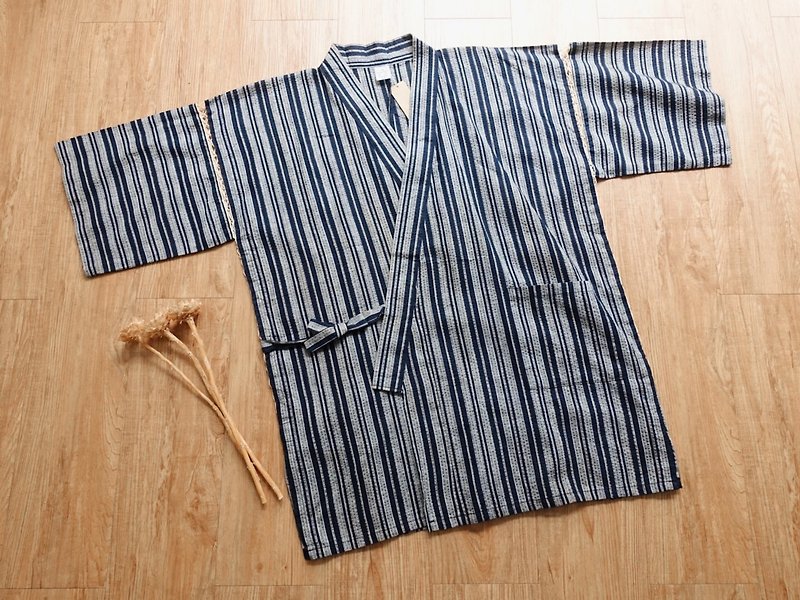 Vintage 和服  / 甚平 no.117 - 男夾克/外套 - 棉．麻 多色