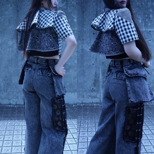 三角ショートトップス4009BCmeikeiin ハンドメイド - ショップ