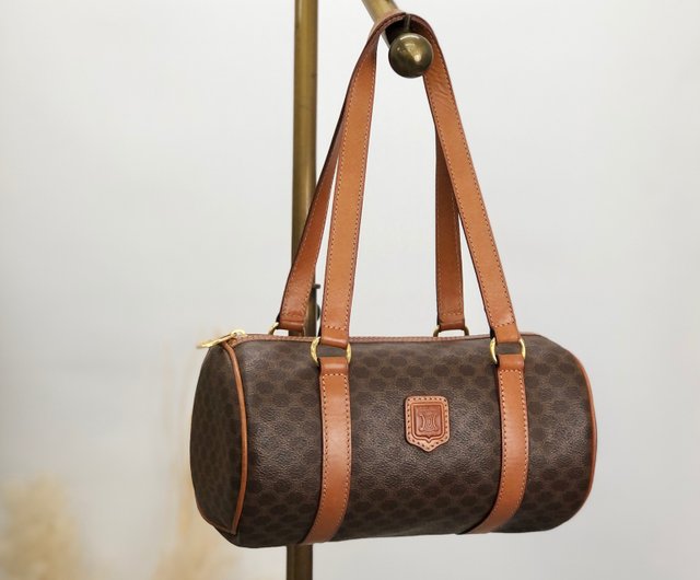CELINE◇セリーヌ マカダム ハンドバッグ PVCレザー ブラウン ブラゾン 楽天市場】セリーヌ マカダム ハンドバッグ ショルダーバッグ