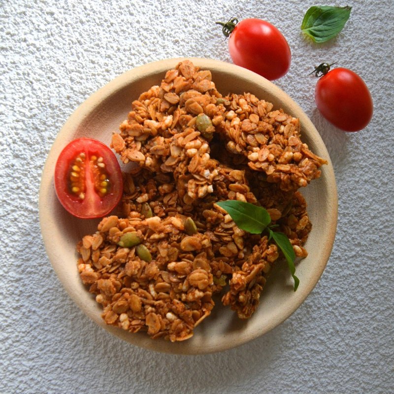 [Gukaka Classic] Limited Time # 9. Italian Tomato (Five-Spice Vegetable) TOMATO GRANOLA - Oatmeal/Cereal - Fresh Ingredients Red