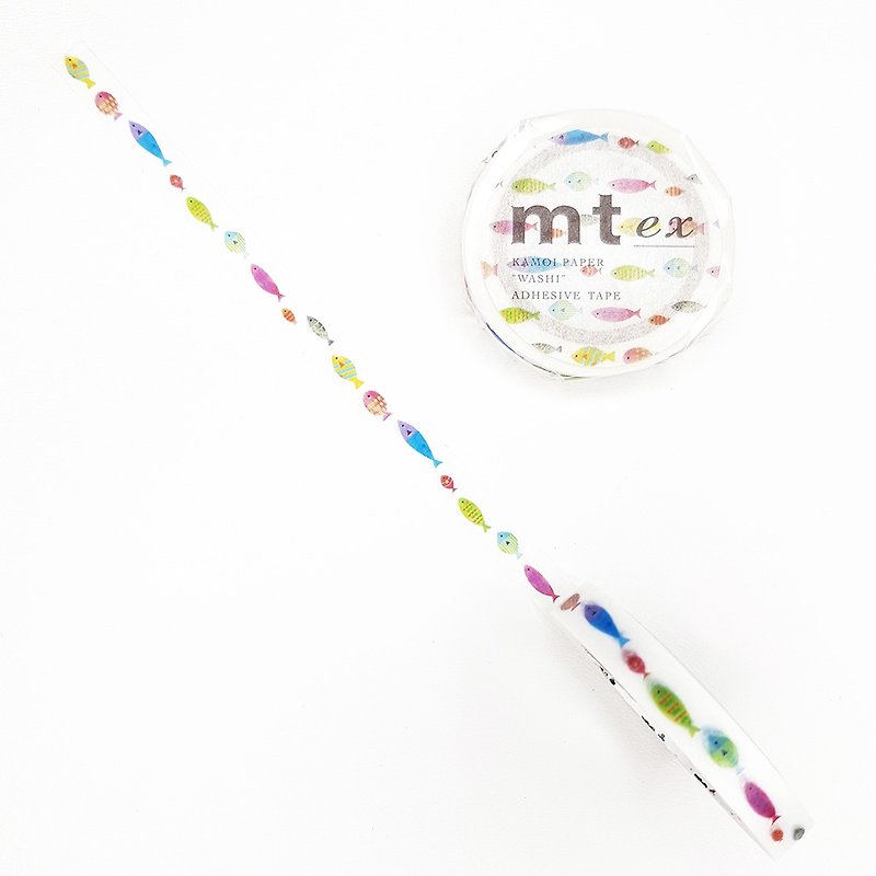mt ex Masking Tape / Fish Line (MTEX1P178) / 2020SS - Washi Tape - Paper Multicolor