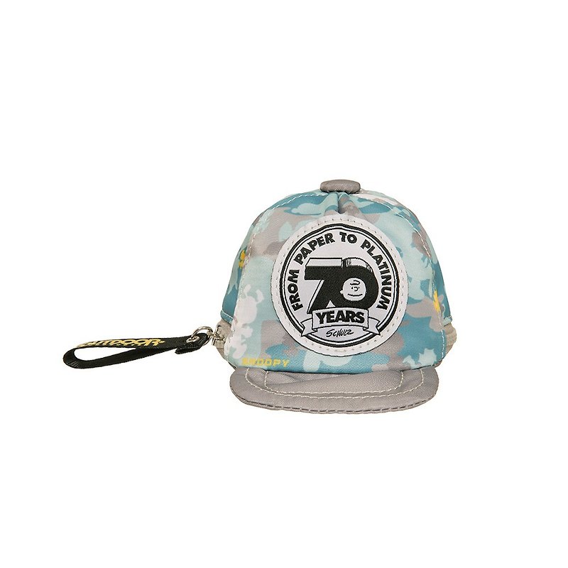 【OUTDOOR】SNOOPY 70th anniversary coin purse ODP20B10GY - Coin Purses - Polyester 