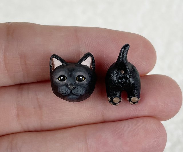 Cat hot sale butt earrings