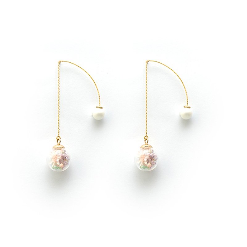 Nawako - Cloris Gift Flower Earrings - Earrings & Clip-ons - Plants & Flowers Multicolor
