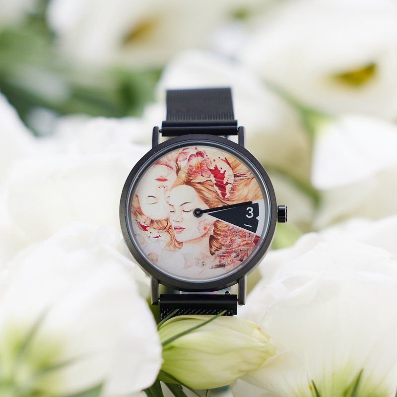 その時計を持っている必要があります X タビー羊ジョイント時計フローティングライフ夢遊病アートファッション時計ニュートラル時計無料ギフト - 腕時計 - 金属 